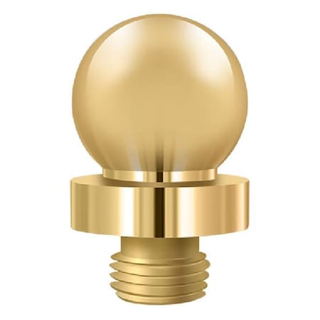 Deltana Ball Tip for 6" x 6" Hinge; Lifetime Brass Finish DSBTL003